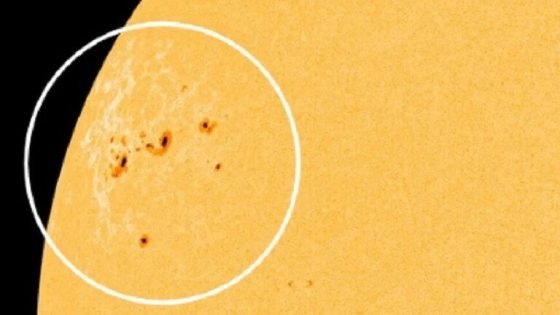اكتشاف مجموعة من البقع العملاقة على الشمس “صدى الخبر”