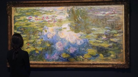 بيع لوحة للفنان الفرنسي كلود مونيه خلال مزاد في نيويورك بمبلغ 74 مليون دولار “صدى الخبر”