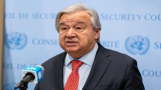 الأمين العام للأمم المتحدة يدين الهجوم على القنصلية الإيرانية بدمشق “صدى الخبر”