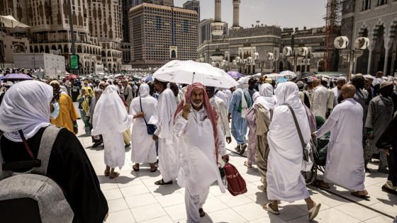 توافد مئات الآلاف إلى مكة لأداء مناسك الحج “صدى الخبر”