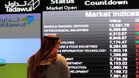 مؤشر سوق الأسهم السعودية يغلق منخفضا 0.2% اليوم الأحد “صدى الخبر”