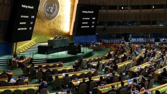 الجمعية العامة للأمم المتحدة تطالب بالضغط على إسرائيل لرفع الحصار عن غزة “صدى الخبر”