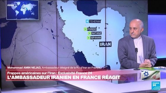 سفير إيران بفرنسا لفرانس24: "الضربات الأمريكية استهداف للكرامة الإيرانية وانتهاك للقوانين الدولية" “صدى الخبر”