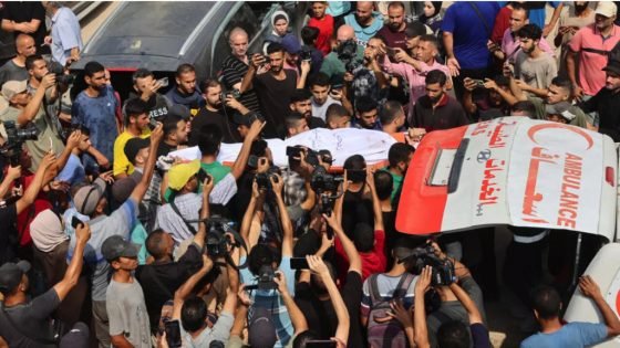 مقتل ستة صحافيين في ضربة إسرائيلية على غزة يثير موجة إدانة دولية “صدى الخبر”
