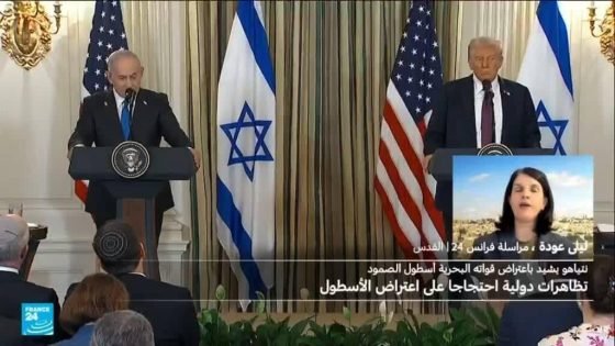 نتانياهو يشيد باعتراض قوات البحرية الإسرائيلية لسفن "أسطول الصمود" المتوجه لغزة “صدى الخبر”